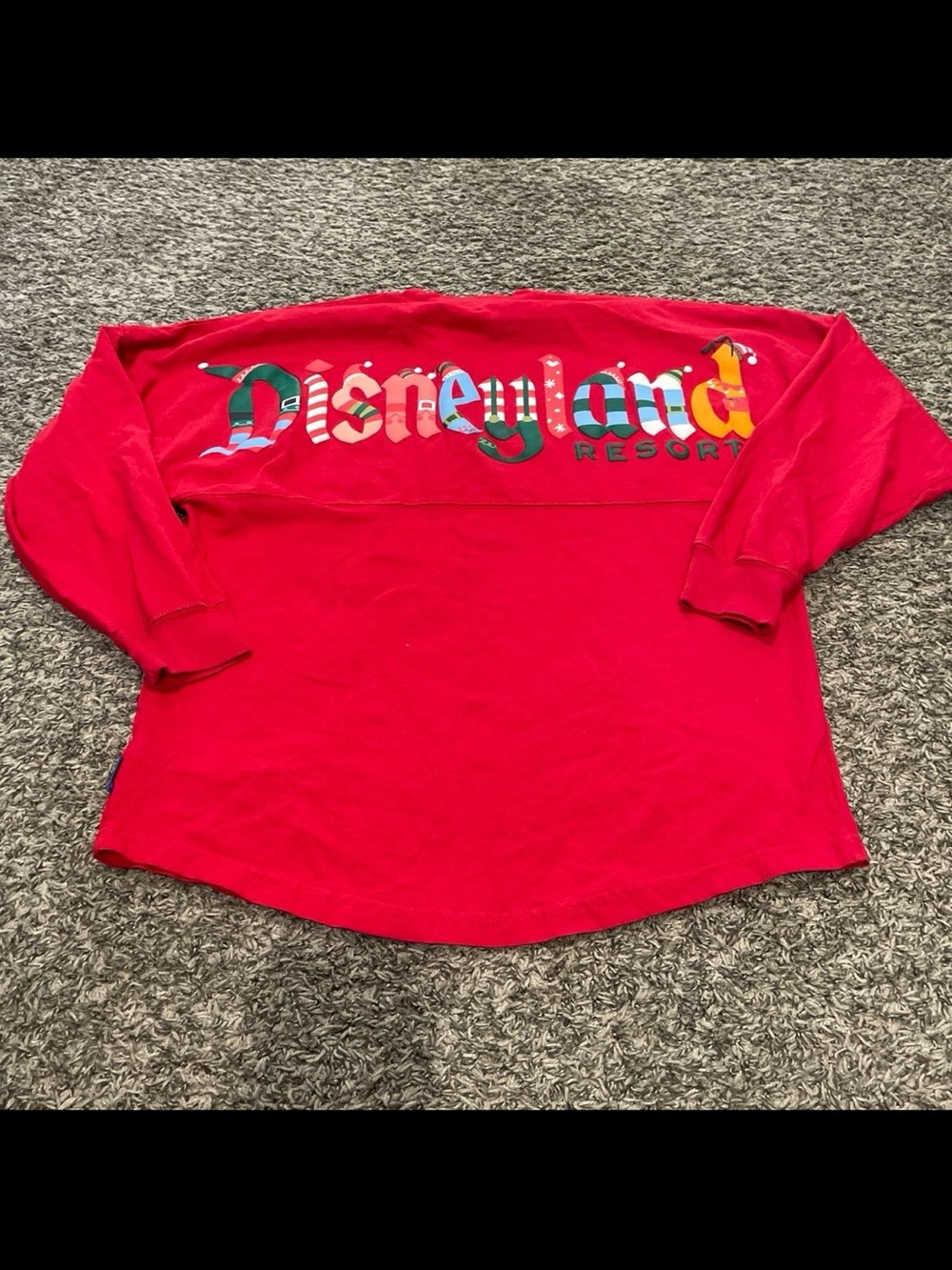 Disney parks Disneyland Christmas, festive spirit jersey, medium